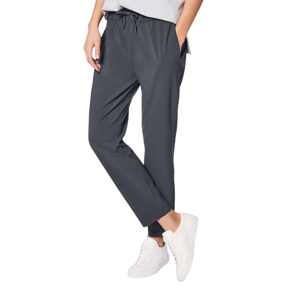 Lululemon Blue Tied On The Fly Woven Pant 28" Size 8 Drawstring Pockets